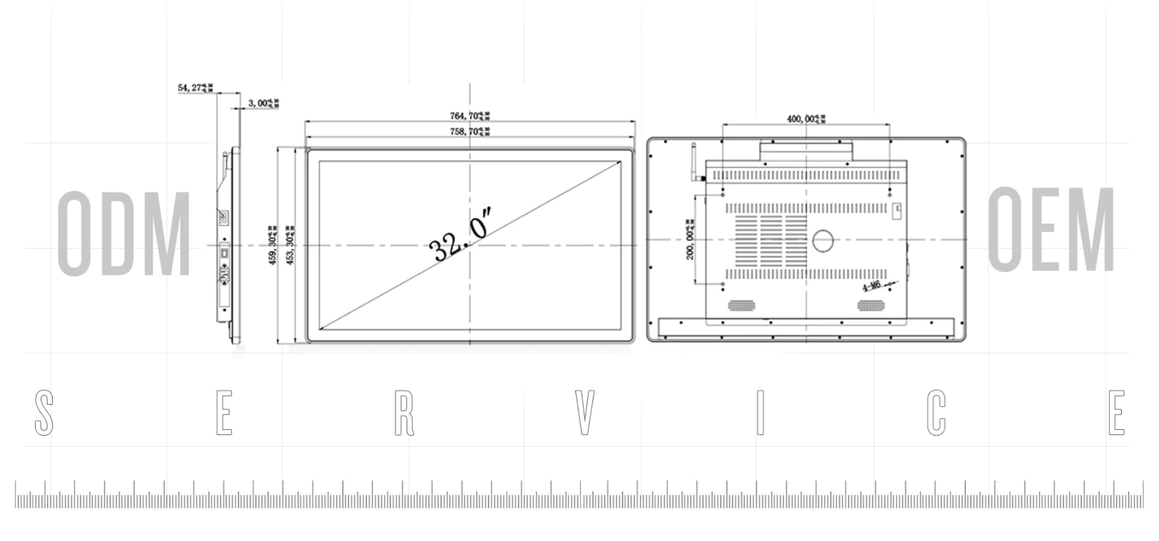 oem/odm touch monitor