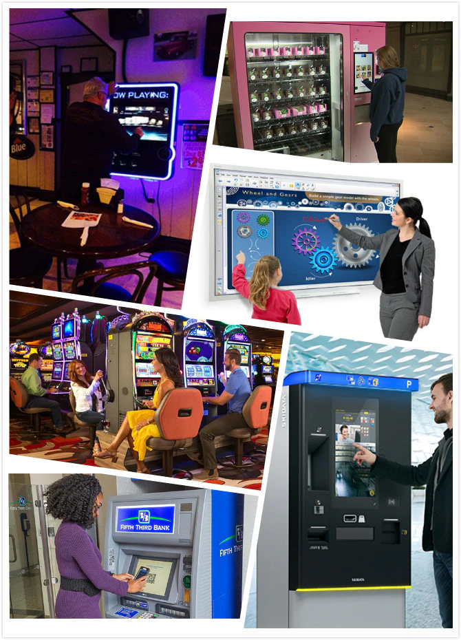 23.6 inch IR touch frame screen used on vending machine